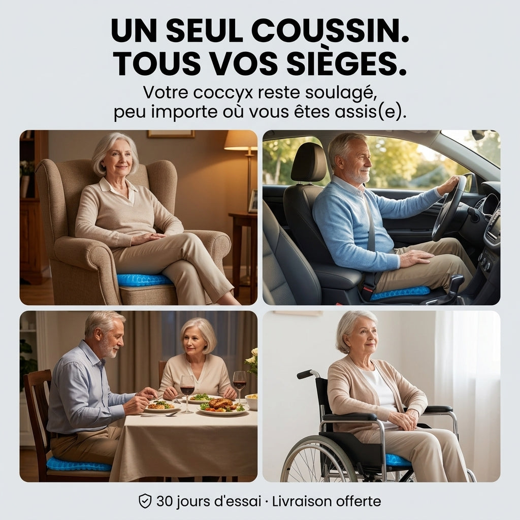 SereniGel — Le secret d'une assise sans douleur